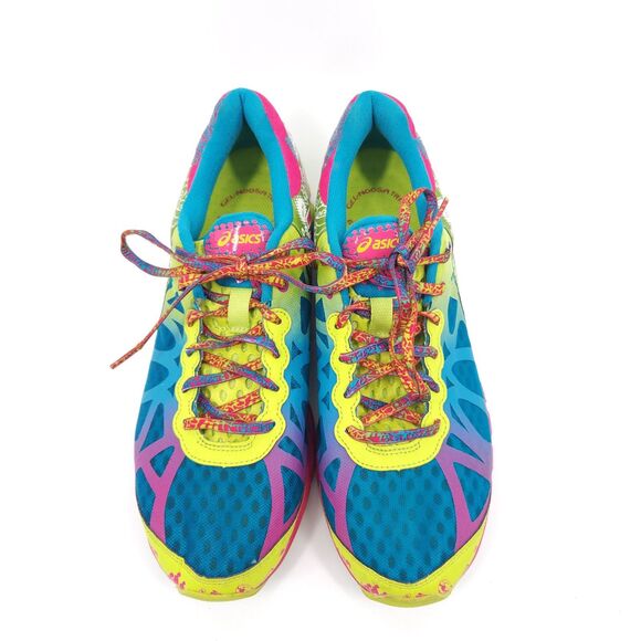 Asics Gel Noosa Tri 9 Shoes Women Size 11 T458N Multiolor Running - Picture 2 of 9